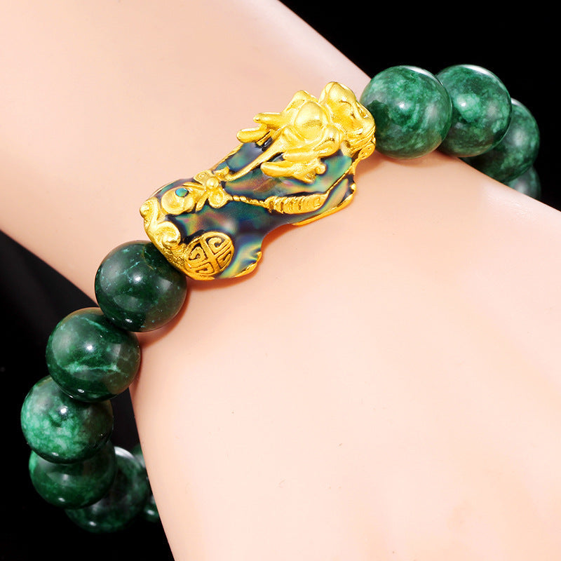 Sand gold chameleon bracelet