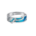 Adjustable Butterfly Couple Ring