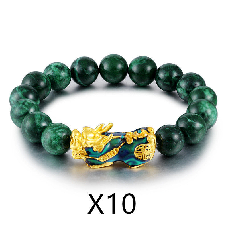 Sand gold chameleon bracelet