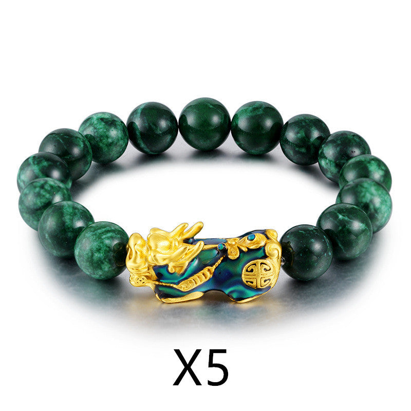 Sand gold chameleon bracelet