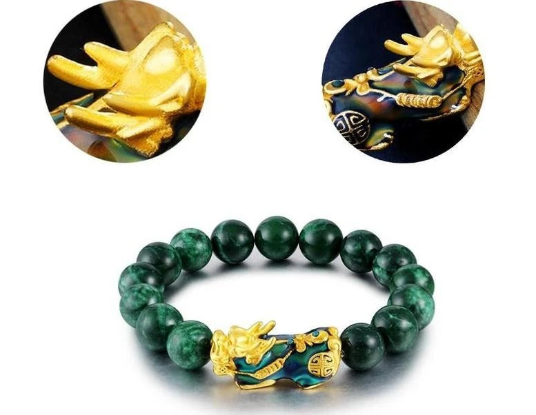 Sand gold chameleon bracelet