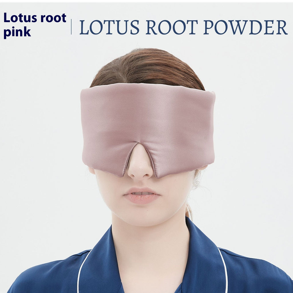 Comfortable Solid Color Silk Velcro Eye Mask