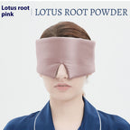 Comfortable Solid Color Silk Velcro Eye Mask