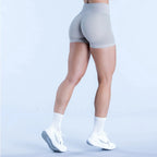 Seamless High Waist Workout Shorts Hip Lifting Sport Shorts