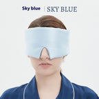 Comfortable Solid Color Silk Velcro Eye Mask