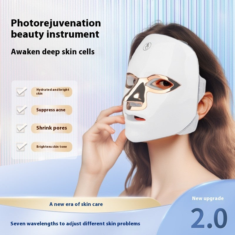 Rechargeable Manual Touch LED Beauty Mask