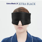 Comfortable Solid Color Silk Velcro Eye Mask