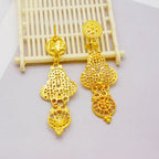 Dubai Luxury Women's Necklace Golden Set