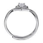 Adjustable Ring With Opening
