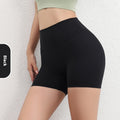 Women's Solid Color Simple High Waist Hip Lifting Sport Shorts