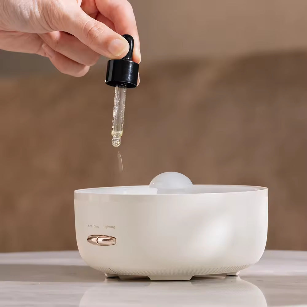 Household Bedroom Aroma Diffuser Portable Colorful Light