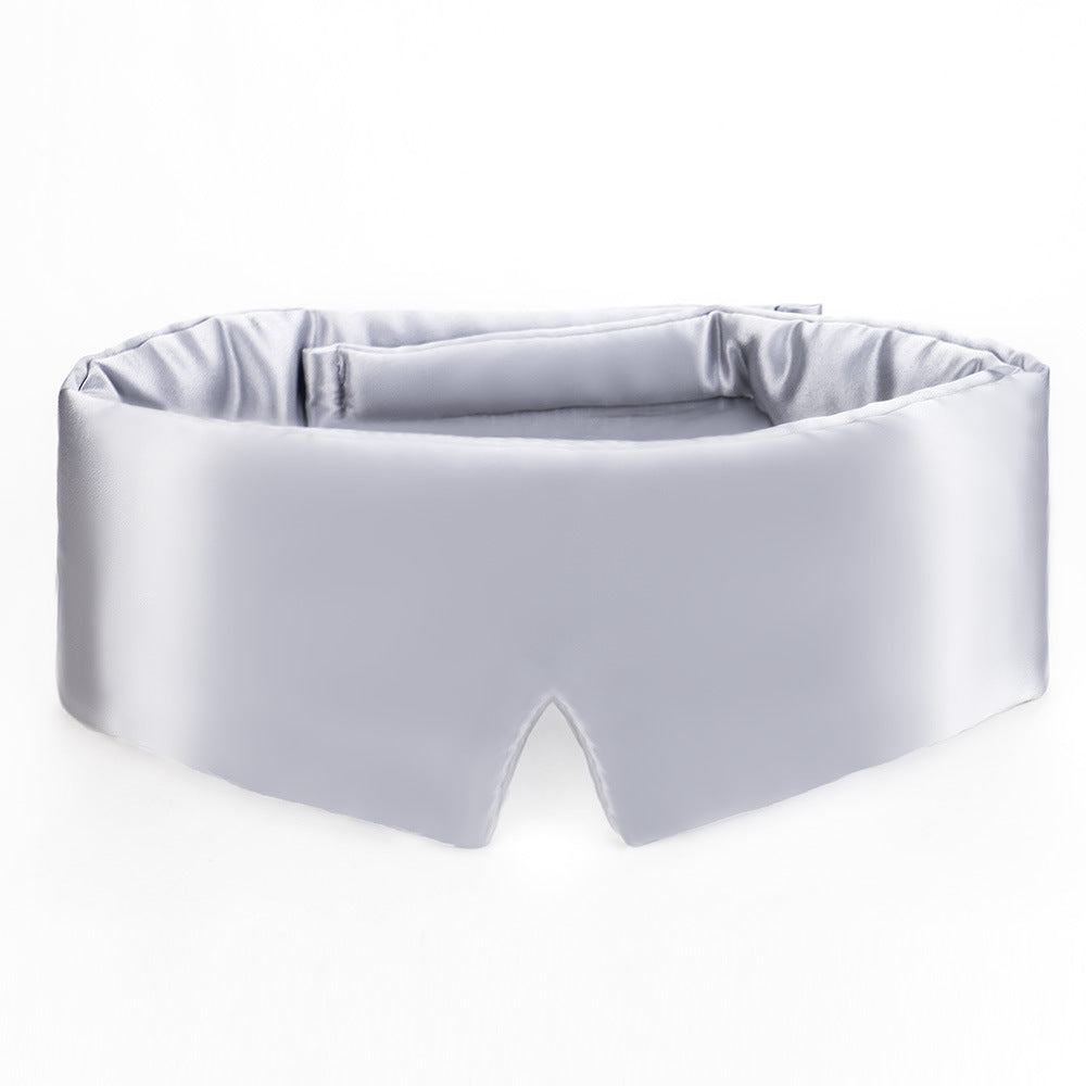 Comfortable Solid Color Silk Velcro Eye Mask