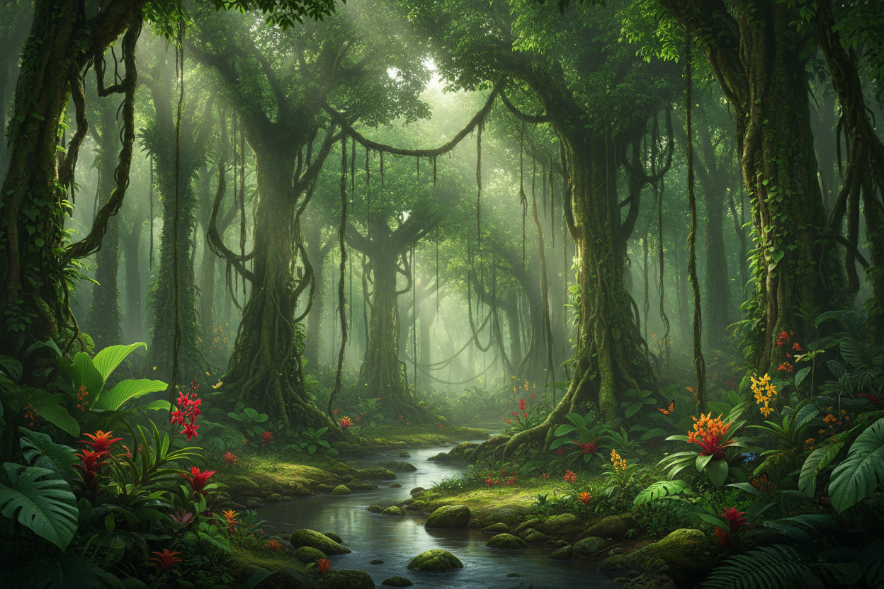 can you create an Amazon rainforest?