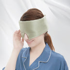 Comfortable Solid Color Silk Velcro Eye Mask