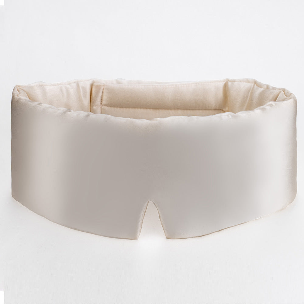 Comfortable Solid Color Silk Velcro Eye Mask