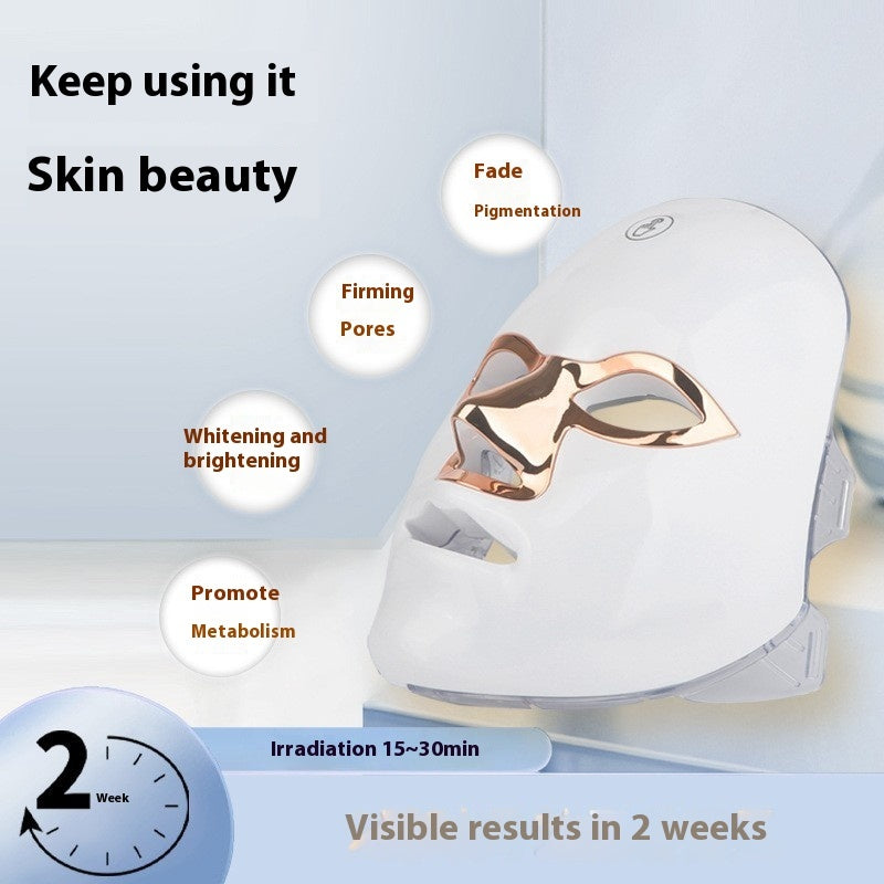Rechargeable Manual Touch LED Beauty Mask