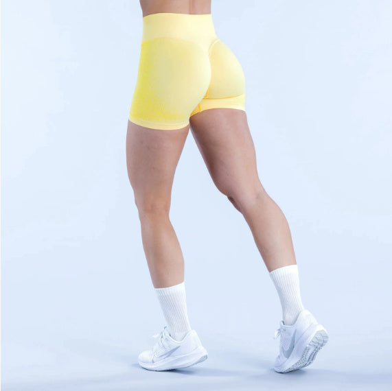 Seamless High Waist Workout Shorts Hip Lifting Sport Shorts